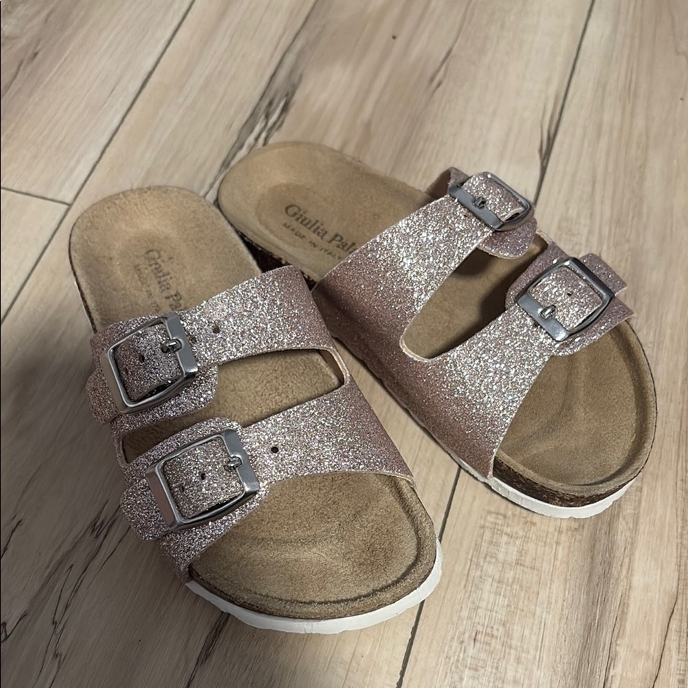 EUC Giulia Palai Glittery Sandals Size 12